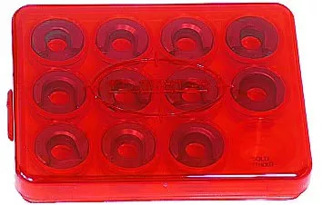 Lee Precision 90196 Red Shell Holder Box