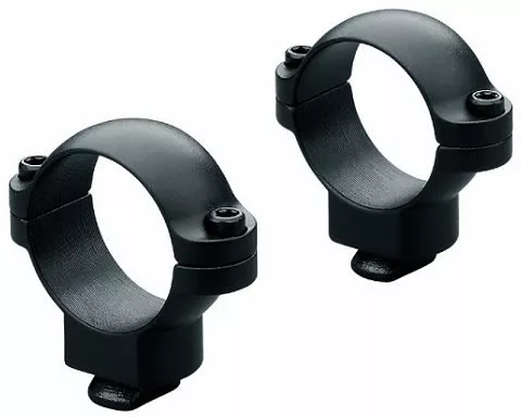 Leupold Dual Dovetail Rings 52323, Medium, 1", Silver