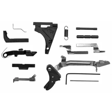 Lone Wolf Lower Parts Kit | For Glock Gen 3 | Includes Locking Block | Compact | LWD-FrameKit-GLO-C-G3