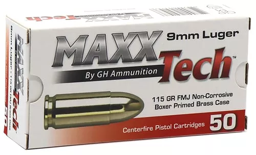 MaxxTech PTGB9MMB Brass Pistol
