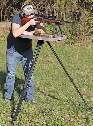 MTM High-Low Shooting Table Dark Earth