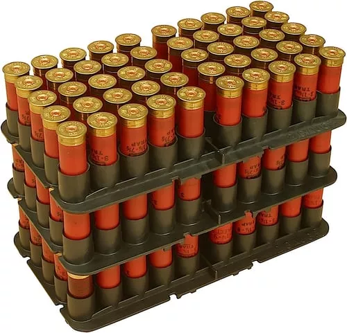 MTM Shotshell Tray 50 Rounds Black
