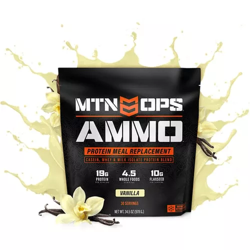 MTN OPS Ammo Whey ProteinMeal Replacement Vanilla