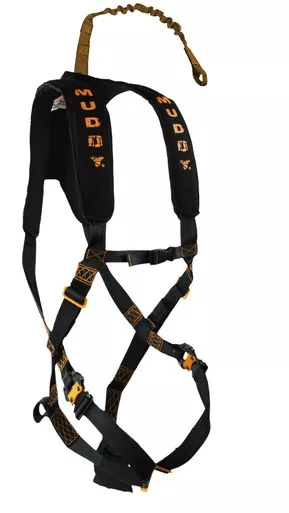 Muddy MUDMSH300 Diamondback Harness Padded Nylon Black