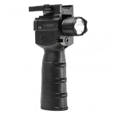 NCSTAR Vert Grip w/Strobe FlashLight & Red Laser