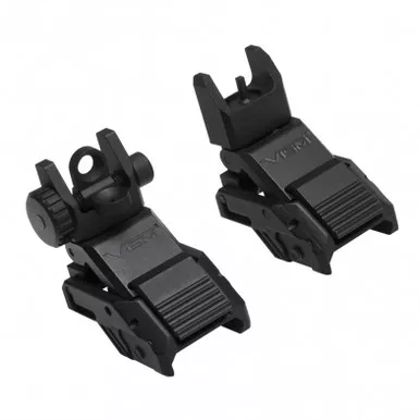 NCStar VISM Pro Series Flip-Up Front And Rear Sights - Combo
