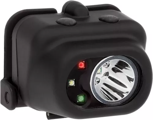 Nightstick Multi Function LED Headlamp White Spotlight White/Red/Green Floodlight Black