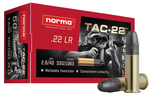 Norma TAC-22 Rimfire Ammunitio