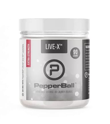 PepperBall Live-X Pava Pepperballs - Maximum Strength, 5% PAVA