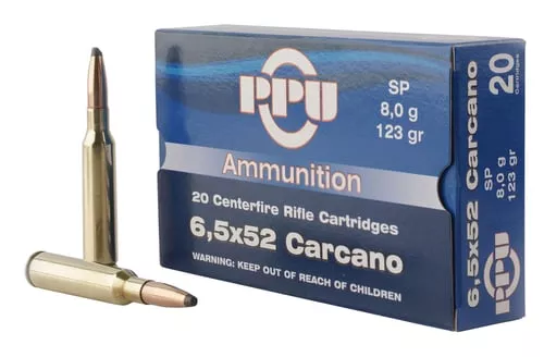 PPU Rifle Ammunition 6.5x52mm