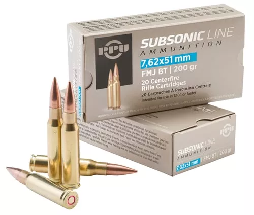 PPU Subsonic Rifle Ammunition
