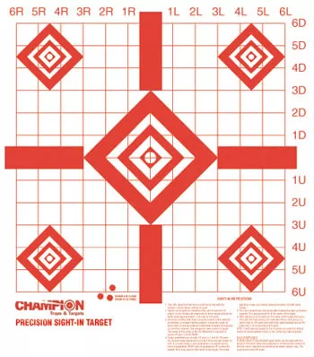 Redfield 47387 Sight In Fluorescent Orange Targets 100 Pack