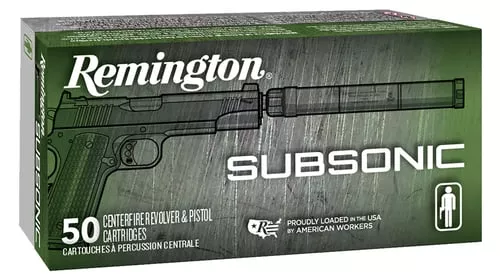 Remington Subsonic Handgun Amm