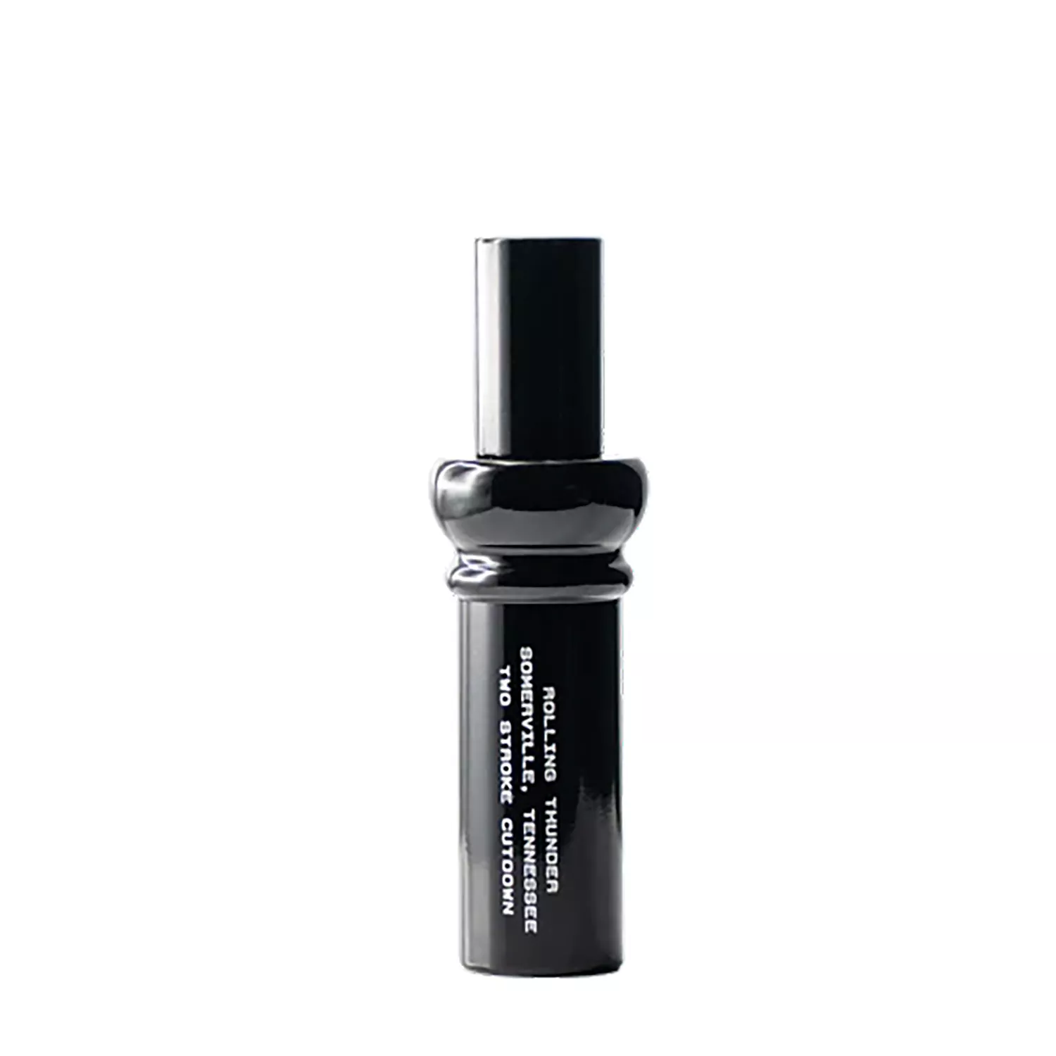 Rolling Thunder Game Call DC212BLK Two Stroke Double Reed Cutdown Attracts Ducks Blackout Acrylic