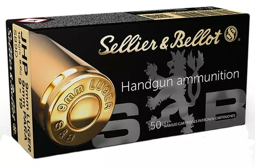 S&B 9MM 124GR JHP 50/1000