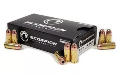 SCORPIO 9MM LUGER 124GR FMJ 50