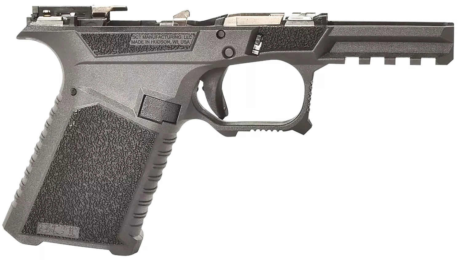 Sct Manufacturing 226000000 CompactCompatible w/ Gen3 19/23/32 Black Polymer Frame Aggressive Texture Grip