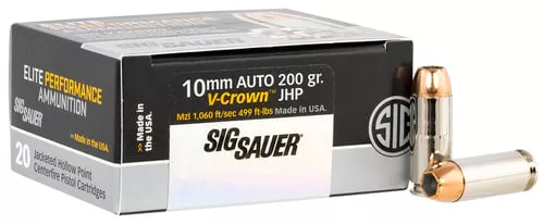 SIG SAUER ELITE V-CROWN JHP 10