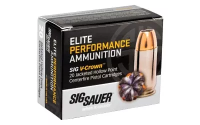 SIG SAUER V-CROWN 45ACP 185GR