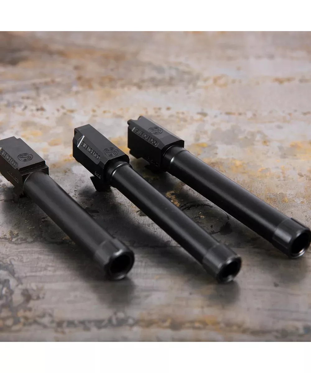 SilencerCo THREADED BARRELS FOR GLOCK 9MM