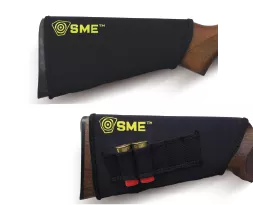 SME Stock Riser with Shell Loops - Black Neoprene