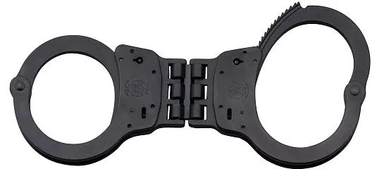 Smith & Wesson Blue Hinged Handcuffs 350095