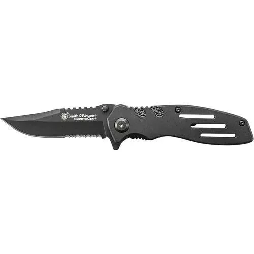 Smith & Wesson Extreme Ops Liner Lock Folding Knife 3 1/10" Blade Black