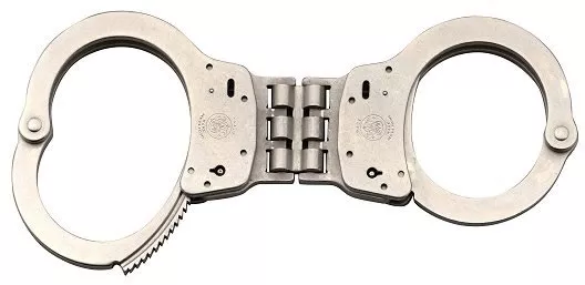 Smith & Wesson Nickel Hinged Handcuffs 350096