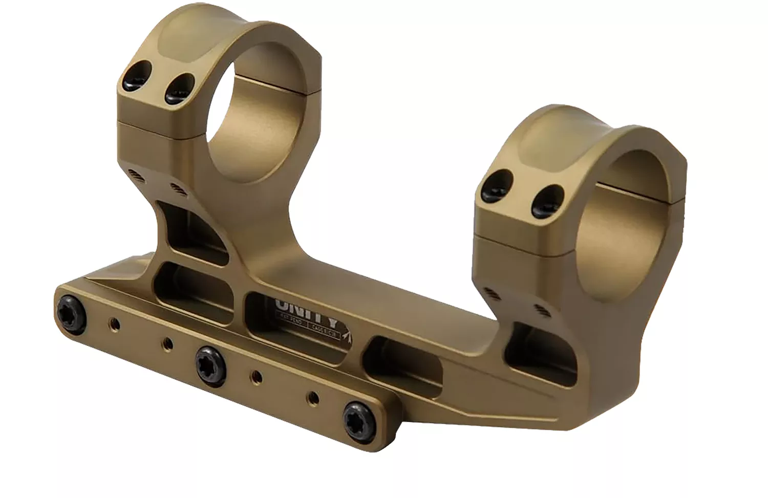 Unity Tactical LLC FSTS30205F FastLPVO Scope Mount/Ring Combo 30 mm Flat Dark Earth
