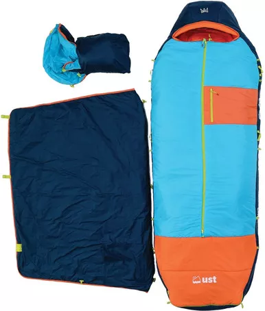 UST Monarch Sleeping Bag - Short Length - Multiple Temperature Ranges, Detachable Wings