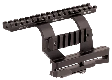 UTG Pro Quick-Detachable AK Side Mount Black