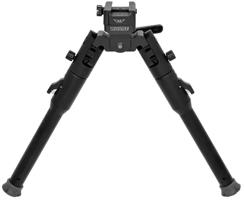 Warne Skyline Lite Bipod with Fixed Picatinny Rail Interface Black