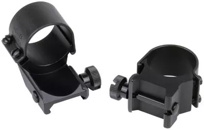 Weaver Detachable Rings 49043, High, 1", Matte Black