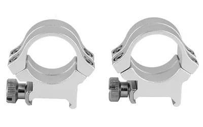 WEAVER QUAD LOCK RNGS 1" HI SLVR