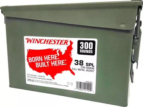 WINCHESTER 38 SPECIAL 130GR FM