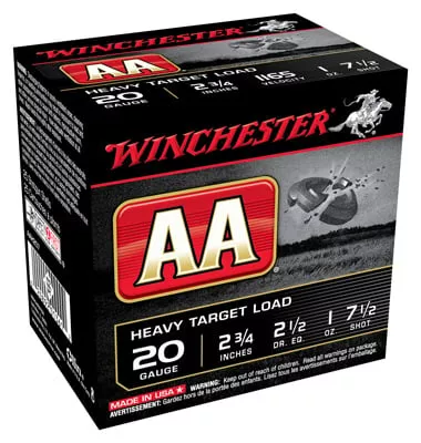 WINCHESTER AA 20GA 2.75" 1OZ #