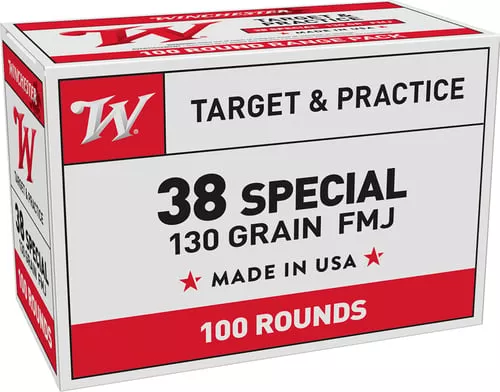 WINCHESTER USA 38SPL 130GR FMJ