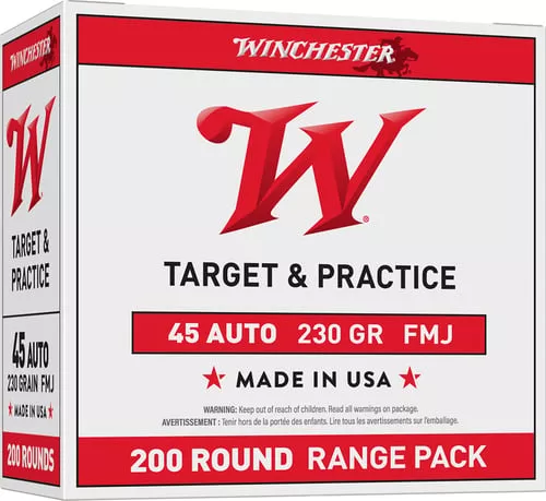 WINCHESTER USA 45 ACP 230GR FM