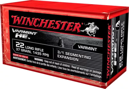 WINCHESTER VRMNT HE 22LR 37GR