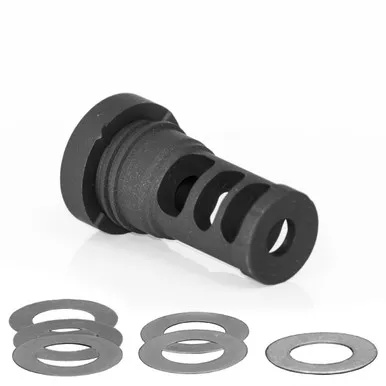 YHM .30 Cal Q.D. Muzzle Brake 1/2"-28 Threads YHM-4302-MB-28A