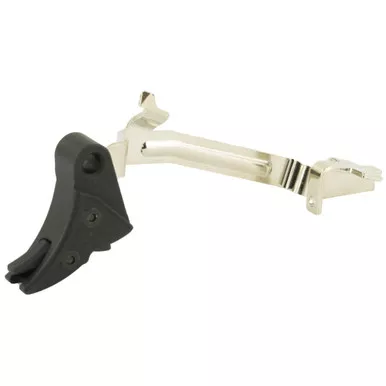 ZEV Technologies Pro Curved Trigger Bar Kit | For Glock (Small Frame) | Black/Black | CFT-PRO-BAR-SM-B-B