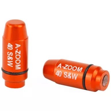 A-Zoom Striker Snap Caps | 40S&W | 2/pk | Orange